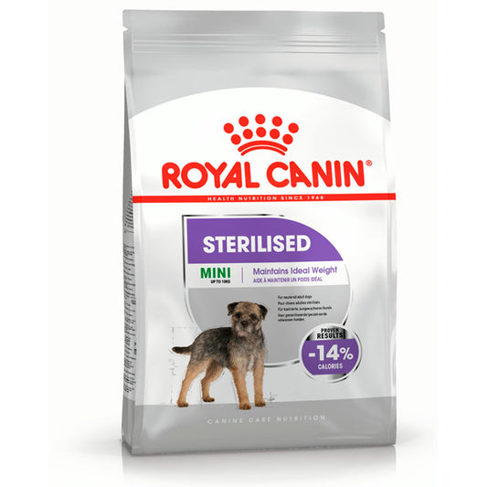 Royal Canin mini stérilisé: Nutrition spécialisée pour les chiens stérilisés de petites races