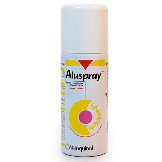 Aluspray Spray Cicatrisant pour Chien Vetoquinol, 210 ml