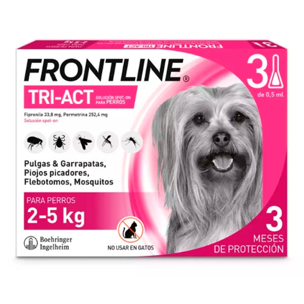 Frontline Tri-Act 2-5 Kg 3 Pipettes