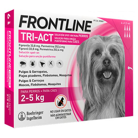 Frontline Tri-Act 2-5 Kg 6 Pipettes