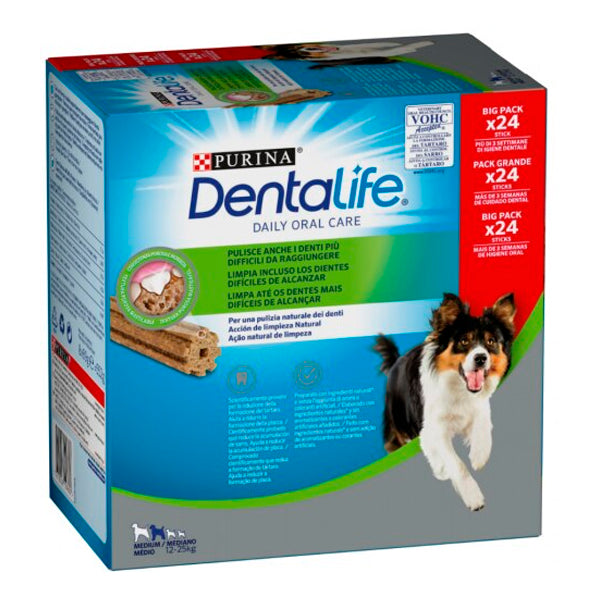 Purina Dentalife Medium 115 g : Snacks dentaires pour les soins bucco-dentaires de votre animal
