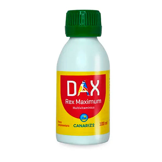 Dax Rex Maximun Multivitamine 100 ml : Idéal pour le soin quotidien des oiseaux