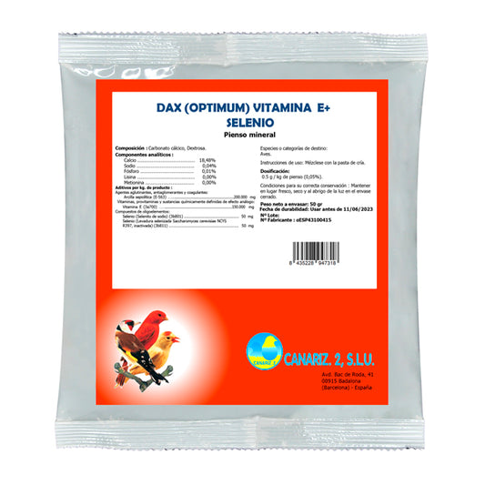 Dax Optimum (Vitamine E + Sélénium) 100gr