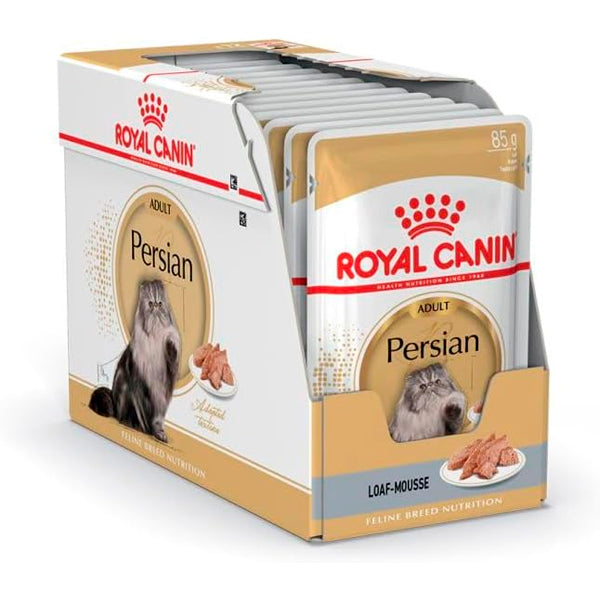 Royal Canin Persian: nourriture humide spécialisée pour les chats persans, pack d'enveloppe 125 g