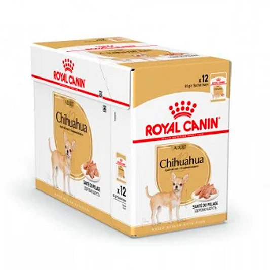 Food Wet Royal Canin pour Chihuahua pour adultes: pack d'enveloppe 125g