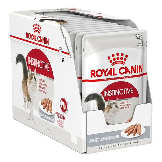 Instinctive de Royal Canin: aliments humides de haute qualité au format de Pate Cat, pack d'enveloppe 125 g