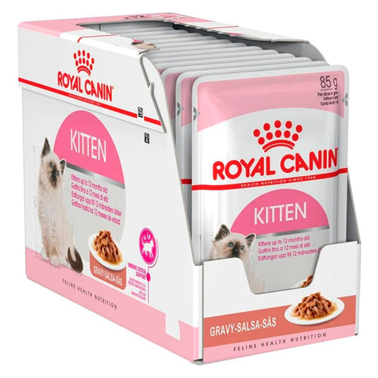 Kitten royal canin: nourriture humide chez les chatons stérilisés, pack d'enveloppe 125gr