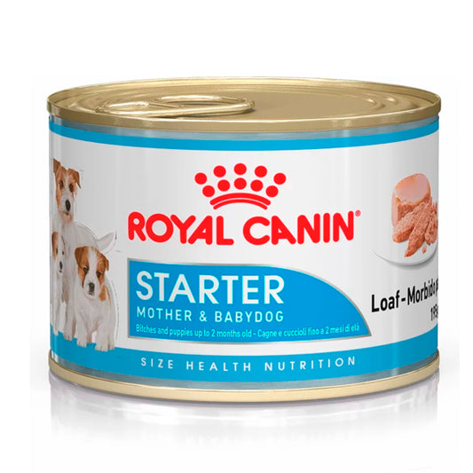 Royal Canin Starter Mousse: nourriture humide pour chiots nouveau-nés, pack de canettes 125gr