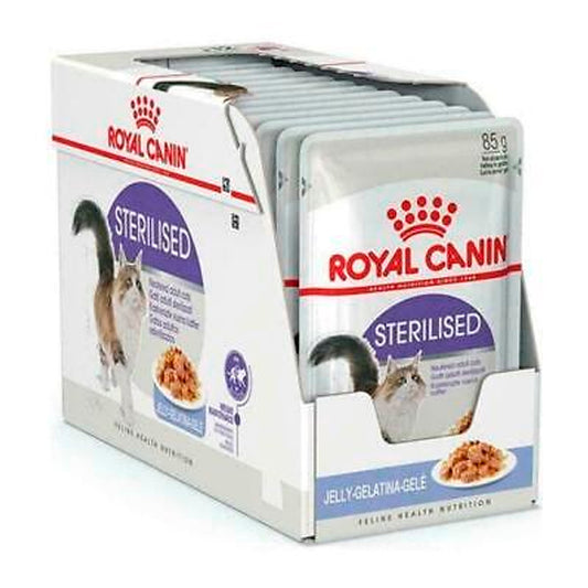 Canin royal stérilisé: nourriture humide chez les chats stérilisés, paquet d'enveloppe 125 g