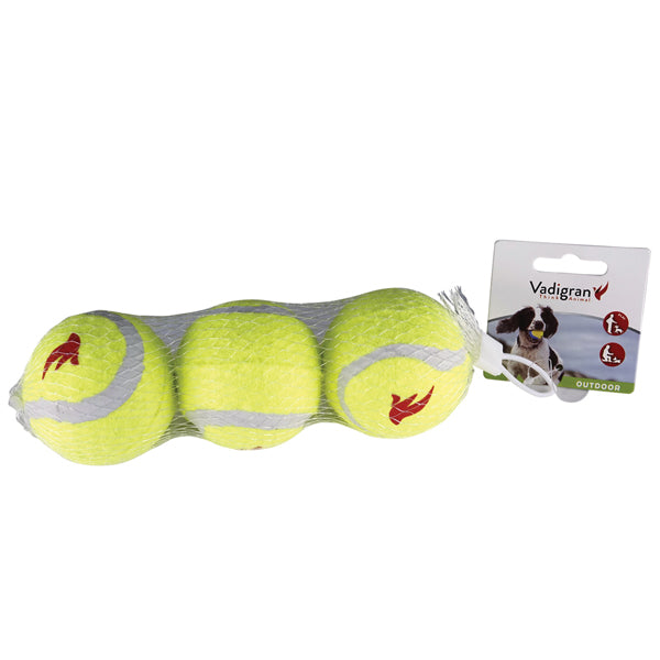 Balles de tennis pour chien Vadigran 6,5 cm (3)