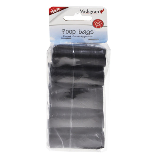 Sacs d'hygiène noirs Vadigran - 10 rouleaux (15)