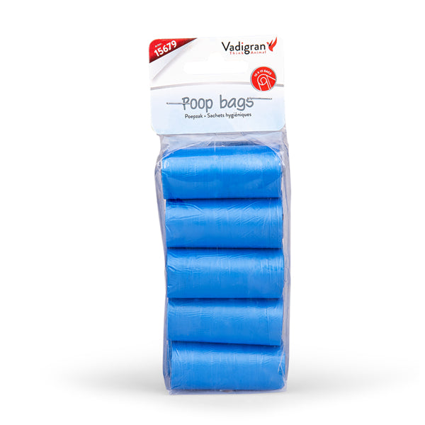 Sacs hygiéniques bleus Vadigran - 10 rouleaux (15)